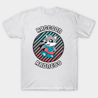 Raccoon Radness! Skate T-Shirt